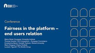 Fairness in the platform – end users relation