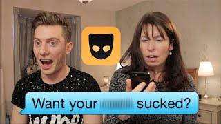 MOM READS SONS GRINDR MESSAGES
