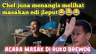 seru nya kegiatan malam hari di ruko brewog acara masak bersama chef edi jleput