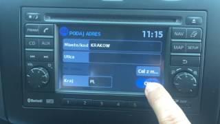 NISSAN Connect LCN1 SD  POLSKIE MENU LEKTOR POLSKI MAPA Nawigacja
