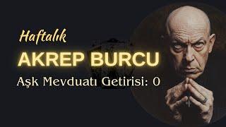 Akrep Burcu Haftalık - Aşk Mevduatı Getirisi 0