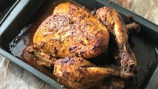 Whole chicken roast recipe  Indian Style whole roasted chicken recipe in oven
