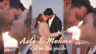 Aslı ve Mehmet AsMeh kisses  Love me like you do    Veda Mektubu