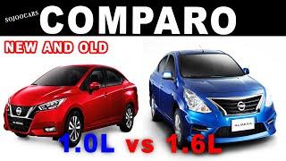 Side by Side Comparison video of the 2022 and 2019 Nissan Almera Versa - SoJooCars