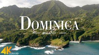 FLYING OVER DOMINICA 4K UHD • Amazing Stunning Footage Scenic Relaxation Film with Calming Music