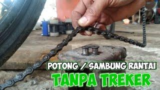 Cara potong  sambung rantai sepeda  chain repair