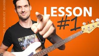 Beginner Bass Lesson #1 Your Very First Lesson