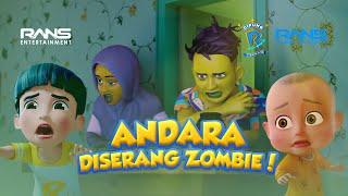 Lari Cipung & Rafathar dikejar Zombie