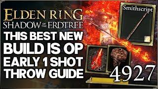 Shadow of the Erdtree - New Throwing Weapon is OVERPOWERED - Build Guide - WARNING Read Pinned