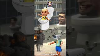 Skibidi toilet versi upin ipin #shorts #upinipin #skibiditoilet