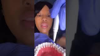 ASMR POV UNPROFESSIONAL DENTIST PUTS TOOTH GEMS ON YOU   #asmr