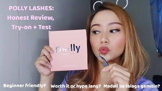 POLLY LASHES PH Is it worth it?  Honest Review Try-On + Test  Patty Tejam