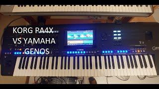 Yamaha Genos vs Korg pa4x - style 70disco.