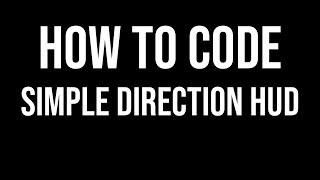 【 Minecraft Hack Client 】How to code Simple Direction HUD ψ How2Code