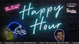 Happy Hour  8-22-24  QBs Nebraska will face in B1G play and Husker Volleyball talk