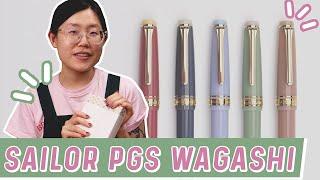 Unboxing the Sailor Pro Gear Slim Wagashi Japanese Sweets