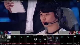 T1 VS 젠지 2경기 쵸비의 영리한 아이템 선택