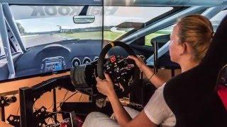 Gabriela Jílková playing Raceroom