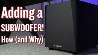 How And Why To Add A Subwoofer to Your Studio