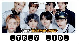 GUESS THE KPOP GROUP BY THE INCOMPLETE NAME  KPOP GAMES PART 1