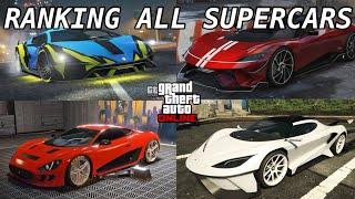 Ranking ALL Supercars From Worst To Best In GTA Online 2023