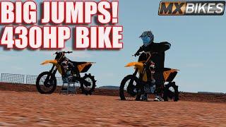 430HP BIKES ON STRAIGHT RHYTHM IN MXBIKES.. RACING AND HUGE SENDS