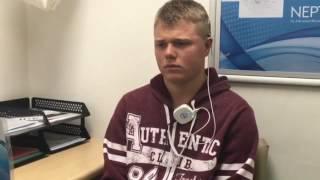 15-year old Jurie du Plessis hears for the first time