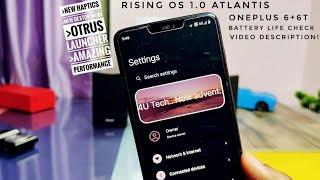 Rising OS 1.0 Atlantis  android 13 OnePlus 6+6T in-depth analysis The new rise of ricedroid