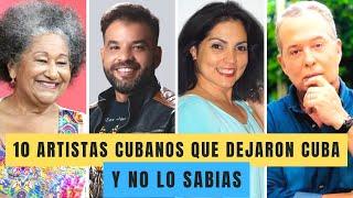 10 FAMOSOS CUBANOS que EMIGRARON y NO LO SABIAS. 