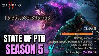 SEASON 5 State of PTR - Theme Bugs & Class Balance Diablo 4