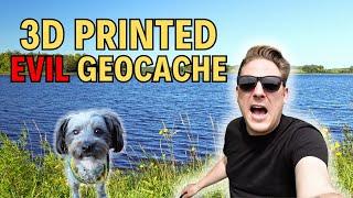 THIS 3D PRINTED GEOCACHE WAS EVIL #geocaching #geocache #3dprinting