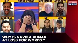 Congress Spokespersons Comment Makes Everyone Laugh  Newshour Debate  Navika Kumar