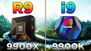 Ryzen 9 9900X 2024 vs Core i9 9900K 2018  PC Gameplay Tested