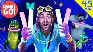 Glow Sticks Animals Bugs + more ️  Dance Compilation  Danny Go Songs for Kids