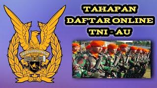 CARA DAFTAR ONLINE TNI-AU