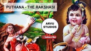 Puthana - The Rakshasi  Krishna the great  ARVU Studios