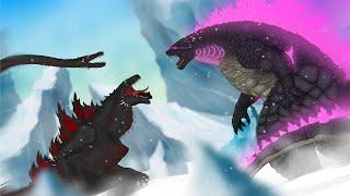 GODZILLA EVOLVED VS SHIN GODZILLA JR  MonsterVerse Epic Battle  ANIMATION