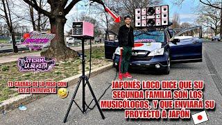 EL JAPONES LOCO DICE QUE SU SEGUNDA FAMILIA SON LOS MUSICÓLOGOS Y QUE ENVIARÁ SU PROYECTO A JAPÓN