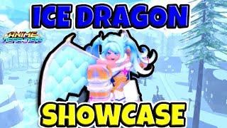 Ice Dragon Showcase  Anime Defenders