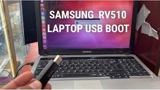 How to get into boot option and Bios customisation for Samsung RV510