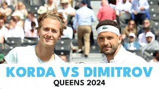 Grigor Dimitrov vs Sebastian Korda  Queens 2024 Highlights