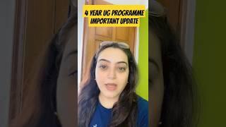 UGC Important Update for UG PROGRAMME Credits #shorts #ugcnet #graduation #credits #ytshorts