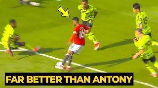 Amad Diallo recreates MESSI dribbling skills as he bypasses four Arsenal players  Man Utd News