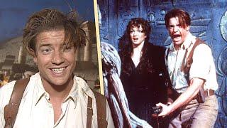 The Mummy Brendan Fraser and Rachel Weiszs RARE On-Set Interviews Flashback