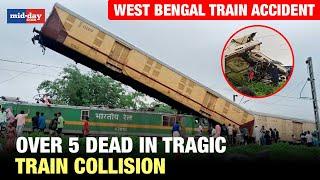 West Bengal Train Accident Kanchanjunga Express Collides With Goods Train Over 5 Dead