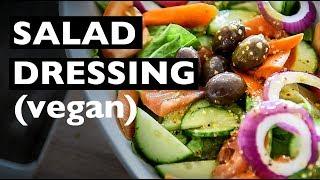 Vegan Salad Dressing recipe  EASY ITALIAN SALAD DRESSING