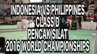 Highlights  Indonesia VS Philippines  Class D  2016 Pencak Silat World Championships