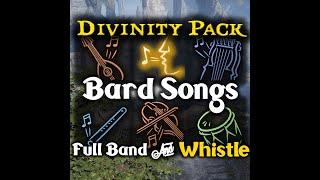 Baldurs Gate 3 Divinity Bard Song Pack  Whistling & Full Bard Band  BG3 Digital Deluxe DLC