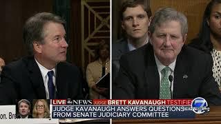 Brett Kavanaugh swears to God that he did not assault women who accused him