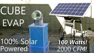 DIY Evap Air Cooler  whigh speed Fan - Cools up to 1000 Sq.Ft.  can be Solar Powered - DIY